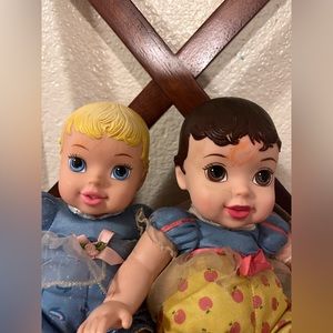 Disney Tollytots My First Princess 12” Baby Snow White Cinderella Doll